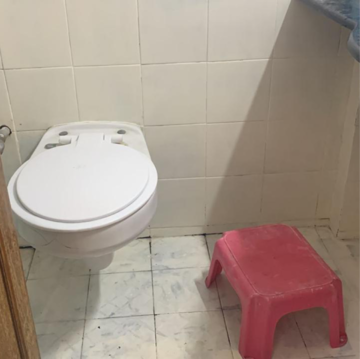 Bathroom in 2 BHK Apartment at Raheja Estate, Kulupwadi – for Sale