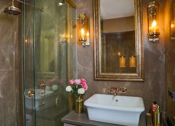 Bathroom in 3 BHK Builder Floor at Parbhat Road – for Sale