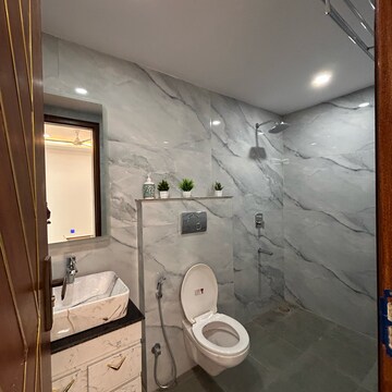 Bathroom in 3 BHK Penthouse at Chattarpur – for Sale