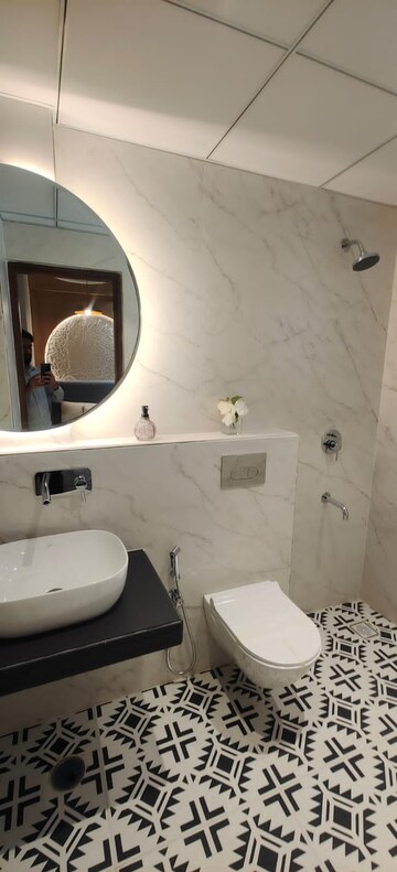 Bathroom in 4 BHK Apartment at Aerocity – for Sale
