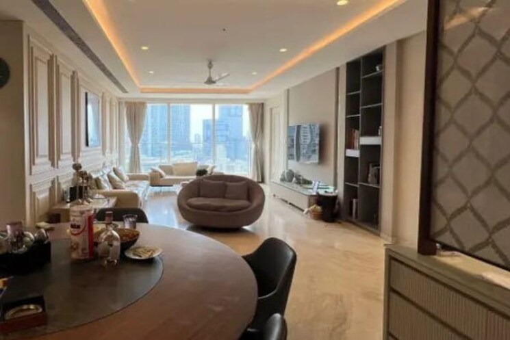 Living Room, sea-sequence 4 Bedroom 2500 Sq.Ft. Apartment In Worli Mumbai 7394130