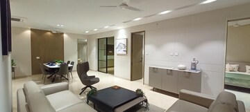Living Room in 3.5 BHK Apartment at Jubilee Hills – for Sale