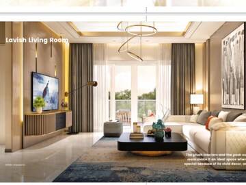 Living Room in 4 BHK Apartment at Navraj The Antalyas, Sector 37d – for Sale