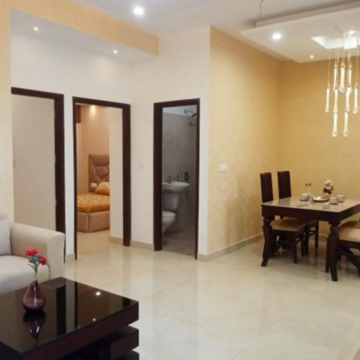 Living Room in 3 BHK Apartment at Aura Homes, High Ground – for Sale