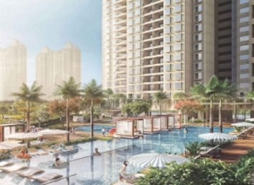 Swimming Pool in Studio Apartment at Bhartiya City Nikoo Homes 6, Kogilu Road – for Sale