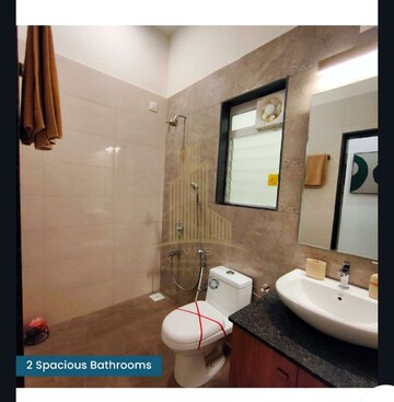 Bathroom in 1 BHK Apartment at Ajmera Crosstown One, Kalyan West – for Sale
