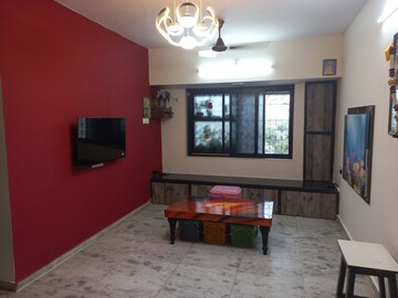 Living Room in 1 BHK Apartment at Sector 1 Charkop – for Sale