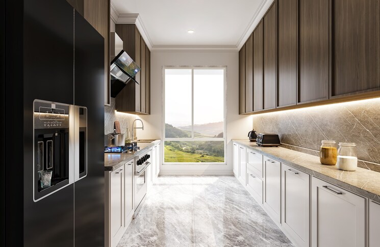 Kitchen, satyam-regents-park 1 Bedroom 411 Sq.Ft. Apartment In Kharghar Navi Mumbai 7398669