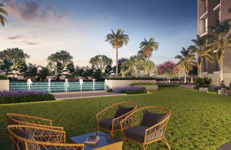 Garden, satyam-regents-park 2 Bedroom 611 Sq.Ft. Apartment In Kharghar Navi Mumbai 7398682