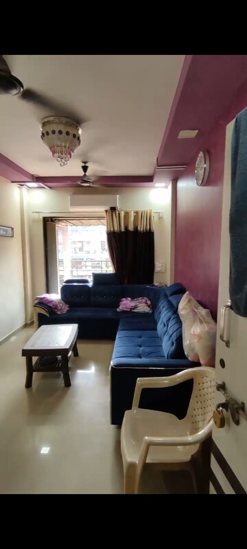 Living Room in 1 BHK Apartment at Dew Berry, Nalasopara West – for Sale