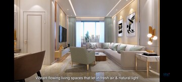 Living Room in 2 BHK Apartment at SBP City Of Dreams Zirakpur, High Ground – for Sale