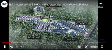 Master Plan in 2 BHK Apartment at SBP City Of Dreams Zirakpur, High Ground – for Sale