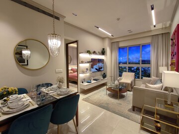 Living Room in 1.5 BHK Apartment at Piramal Vaikunth, Balkum Pada – for Sale