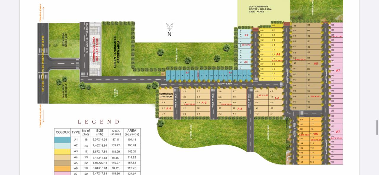 Plot For Resale in Pyramid Spring Valley Sohna Sector 35 Gurgaon  7400878