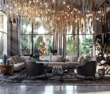Living Room in 3 BHK Apartment at Ganga Anantam, Sector 85 – for Sale
