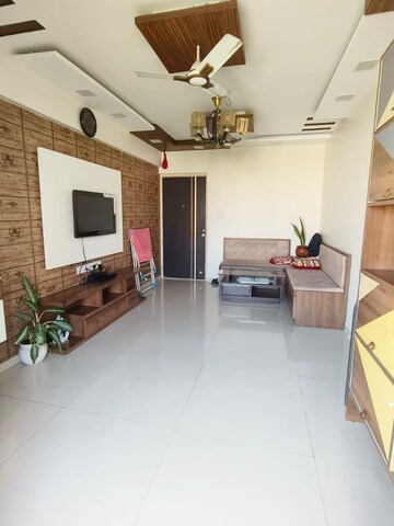 Living Room in 1 BHK Apartment at Cosmos Classique, Ghodbunder Road – for Sale