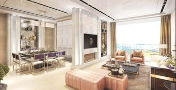Living Room in 3 BHK Apartment at Piramal Mahalaxmi, Mahalaxmi – for Sale