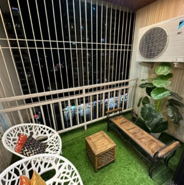 Balcony in 2 BHK Apartment at Gami Reagan, Savoli – for Sale
