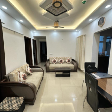 Living Room in 2 BHK Apartment at CRC Sublimis, Sport City 1 – for Sale