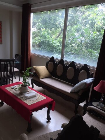Living Room in 3 BHK Villa at Sainik Farm – for Sale