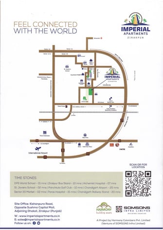 3 BHK Builder Floor For Resale in Harmony Imperial Apartments Kishanpura Zirakpur  7402712