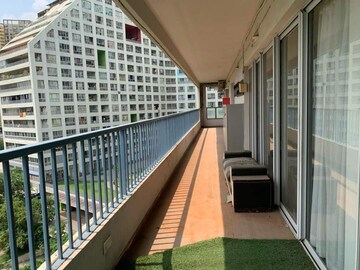 Balcony in 1.5 BHK Apartment at Amanora Future Towers, Hadapsar – for Sale