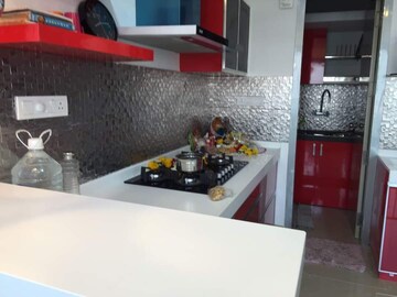 Kitchen in 1.5 BHK Apartment at Amanora Future Towers, Hadapsar – for Sale