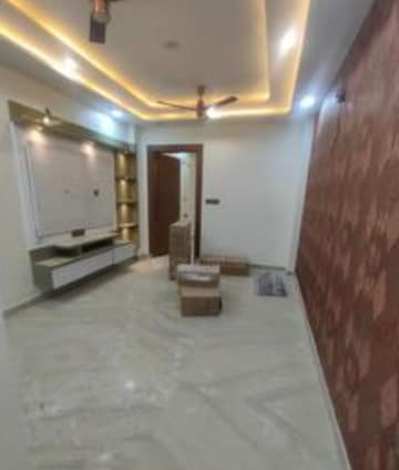 Living Room in 3 BHK Builder Floor at Rely Home, Green Fields Colony – for Sale
