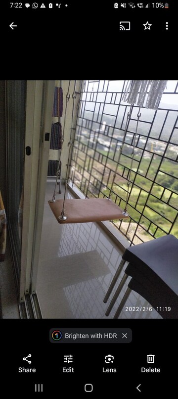 Balcony in 1 BHK Apartment at Rosa Elite, Bhayandarpada – for Sale
