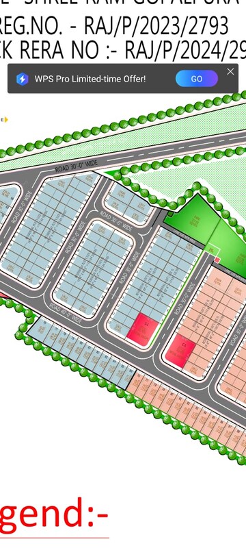  Plot – Map Location View at Chart Kings Residency, Bhakrota - for Sale
