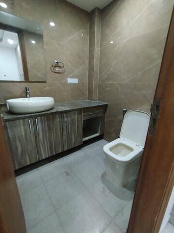 Bathroom in 3 BHK Builder Floor at Chattarpur – for Sale