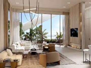 Living Room in 3 BHK Apartment at Ganga Anantam, Sector 85 – for Sale