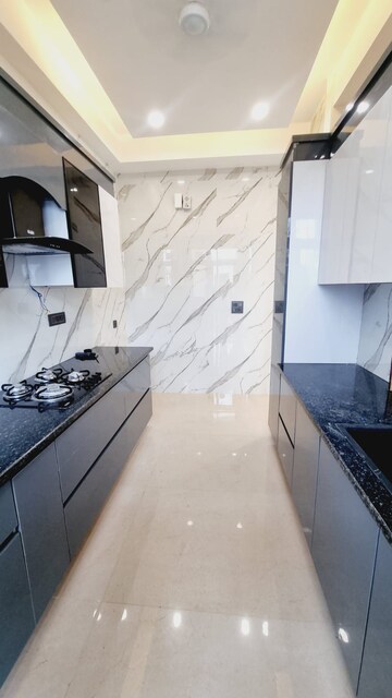 Kitchen in 3 BHK Builder Floor at Sushant Lok 2, Sector 57 – for Sale