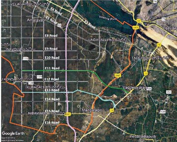  Plot – Map Location View at Mangalagiri - for Sale