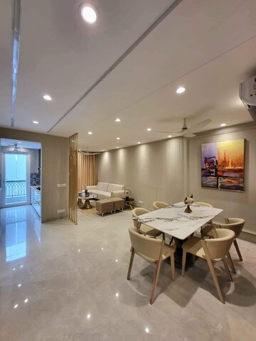 Living Room in 3 BHK Builder Floor at Ansal API Esencia, Sector 67 – for Sale