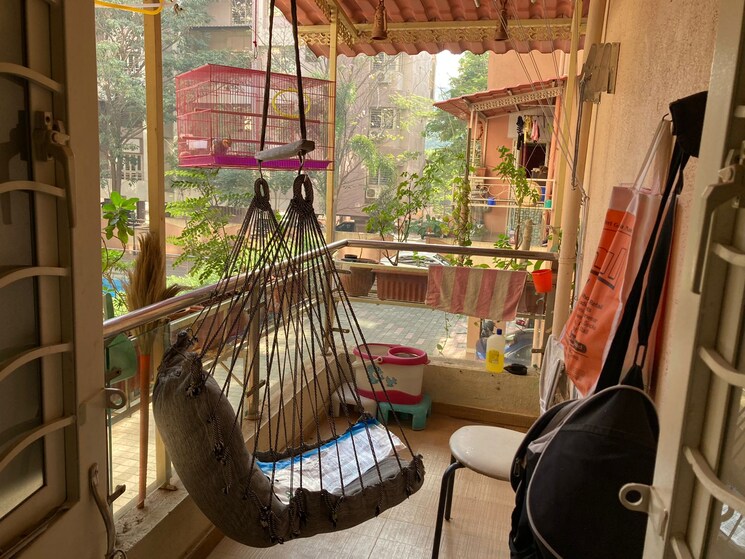 Balcony, gk-rose-valley 2 Bedroom 800 Sq.Ft. Apartment In Pimple Saudagar Pune 7409227