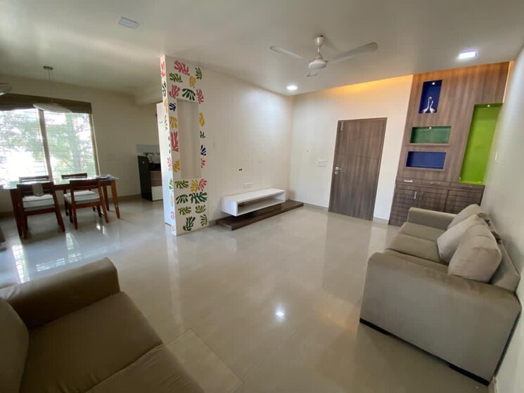 Living Room, sharada-alliance-akashparv 3 Bedroom 2200 Sq.Ft. Apartment In Bavdhan Pune 7410424