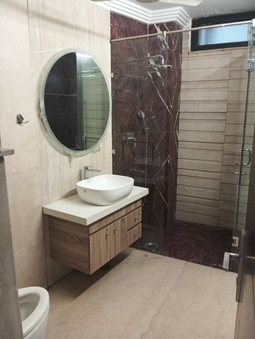 Bathroom in 4 BHK Builder Floor at Kalkaji – for Sale