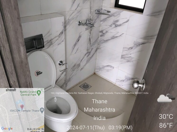 Bathroom, risland-the-icon 3 Bedroom 940 Sq.Ft. Apartment In Dhokali Thane 7410767