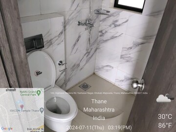 Bathroom in 3 BHK Apartment at Risland The Icon, Dhokali – for Sale