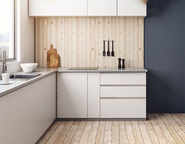 Kitchen in 3 BHK Apartment at Kumar 47 East A, Magarpatta City – for Sale