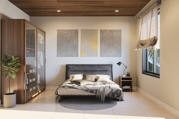 Bedroom in 3 BHK Apartment at Osman Nagar – for Sale