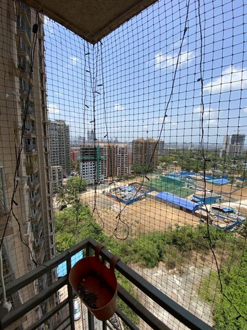 Balcony in 3 BHK Apartment at Gurukrupa Marina Enclave, Malad West – for Sale