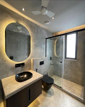 Attached Bathroom in 3 BHK Apartment at Dashrath Puri – for Sale