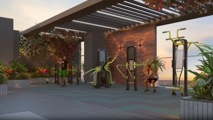 Gym, jhala-mayuk 2 Bedroom 855 Sq.Ft. Apartment In Kothrud Pune 7411487