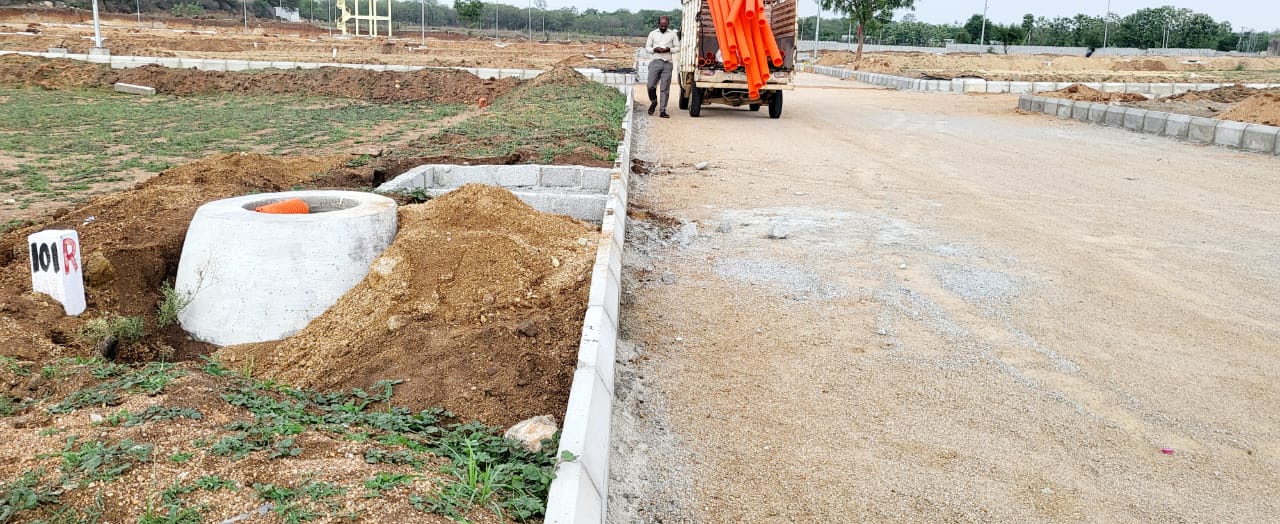 रेसिडेन्शियल प्लॉट वर्ग यार्ड फॉर रीसेल इन इब्राहिमपतनम हैदराबाद  7411582