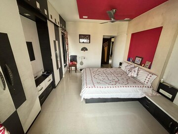 Master Bedroom in 3 BHK Apartment at Gaurang Shubhechha CHS, Naupada – for Sale