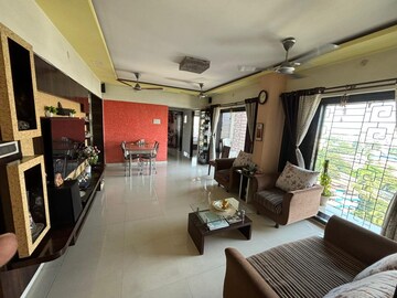 Living Room in 3 BHK Apartment at Gaurang Shubhechha CHS, Naupada – for Sale