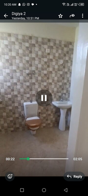 Bathroom in 3 BHK Apartment at Conscient Habitat 78, Sector 78 – for Sale