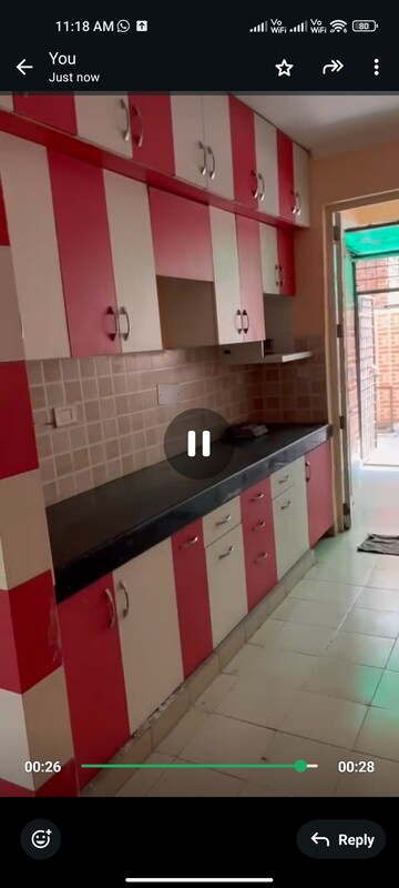Kitchen in 4 BHK Builder Floor at Puri Vip Floors, Sector 81 – for Sale